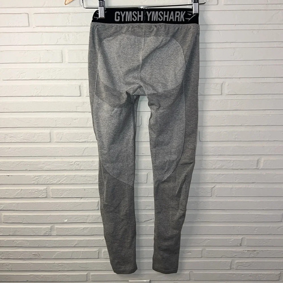 Gymshark Gray Low Rise Flex Dry Seamless Workout Leggings, Women’s Size small - Picture 2 of 7